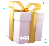 Receba seus bônus de boas-vindas no 444