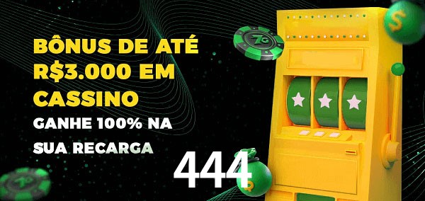 444 melhor bônus de depósito