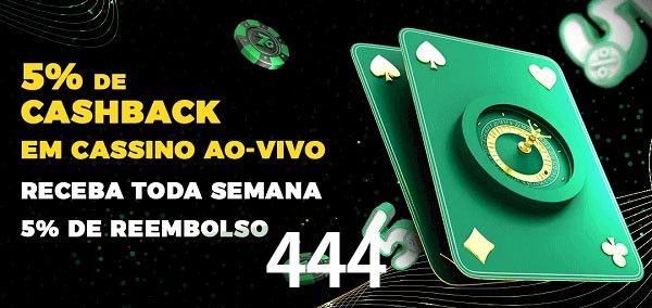 Promoções do cassino ao Vivo 444